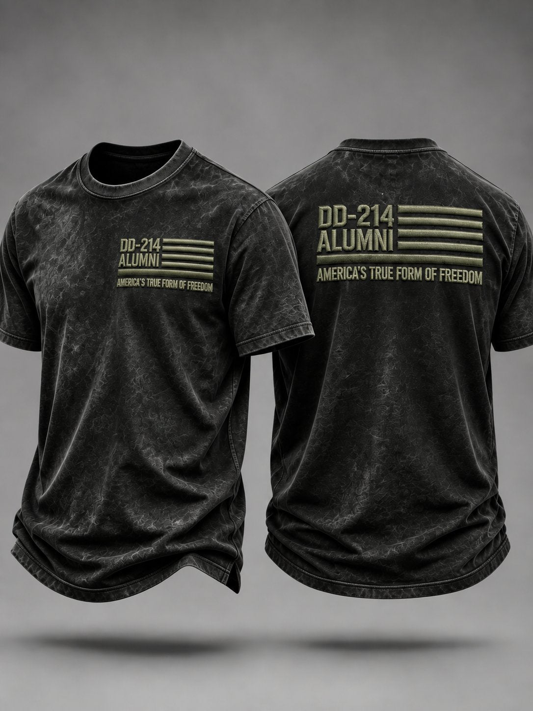 Men's Veteran Pride DD-214 Printed T-shirt