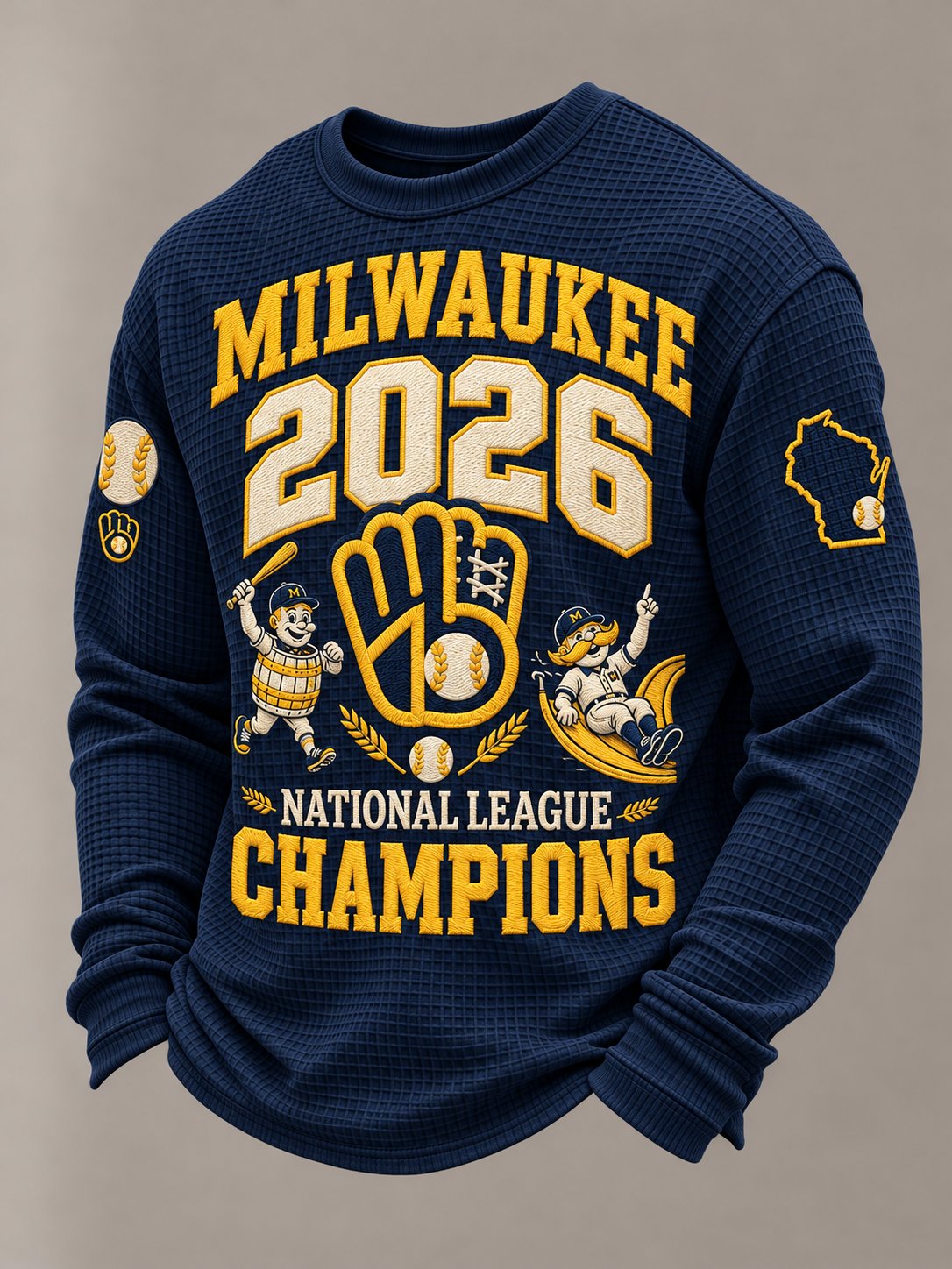 Men's Baseball Print T-Shirt