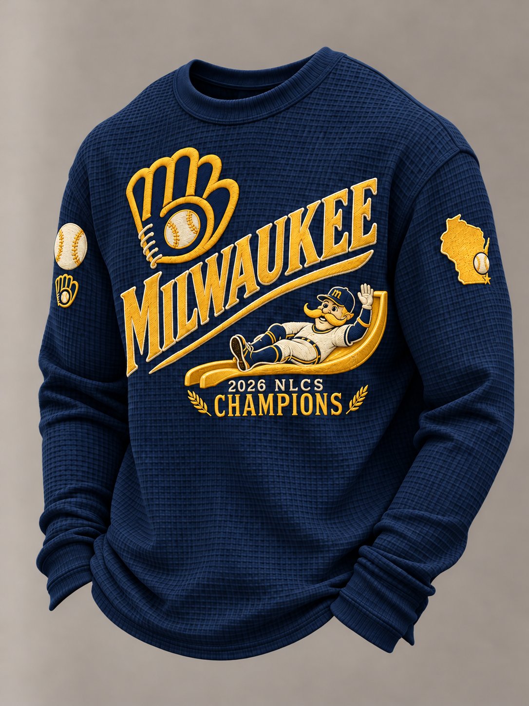 Men's Baseball Print T-Shirt