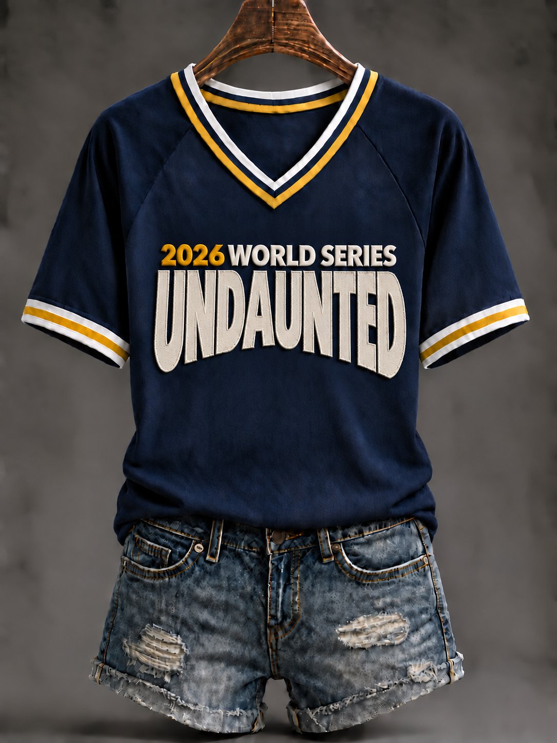 Women's Baseball Print T-Shirt
