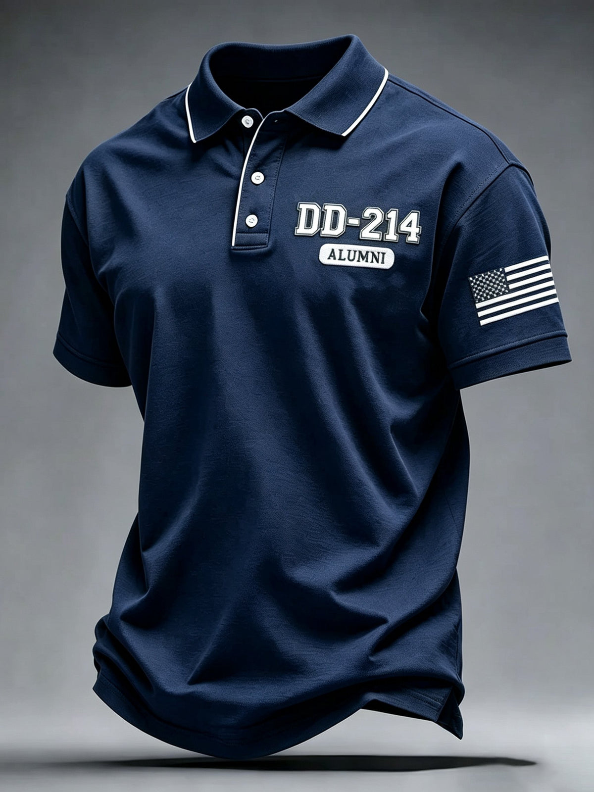 Men's U.S. Veterans Print Polo Shirt