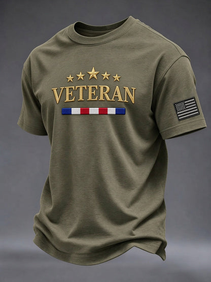 Men's Veteran Pride DD-214 Printed T-shirt