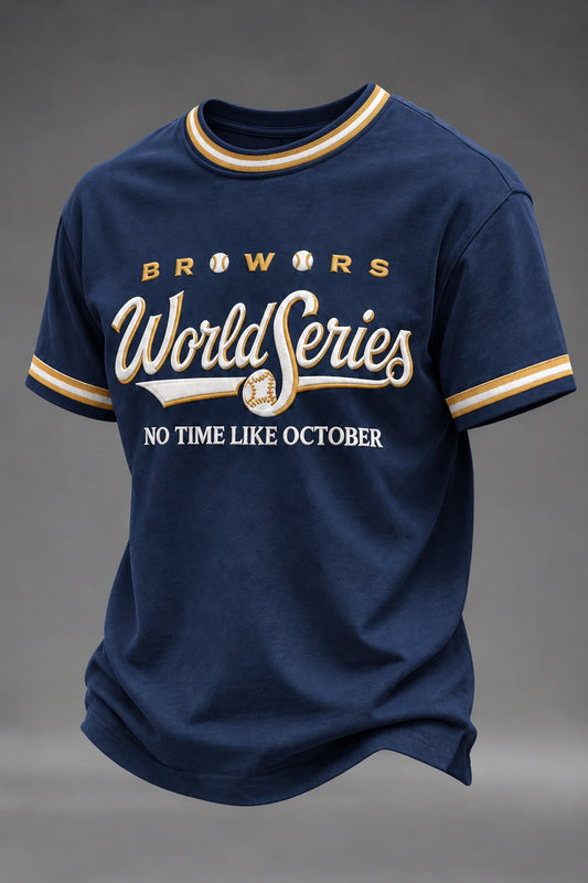 Men's Baseball Print T-shirt