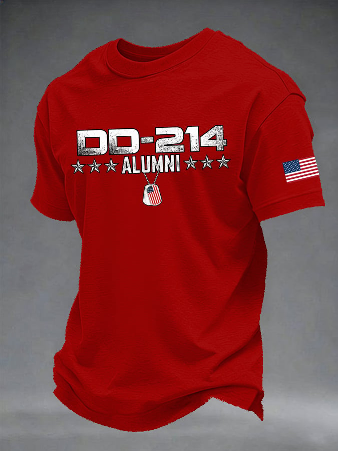 Men's Retro Print Short-Sleeve T-Shirt