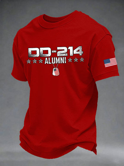 Men's Retro Print Short-Sleeve T-Shirt