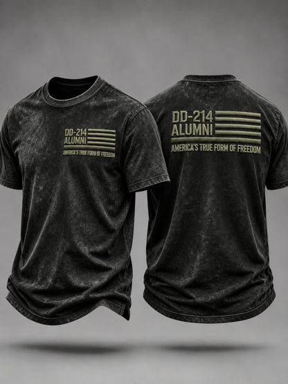 Men's Veteran Pride DD-214 Printed T-shirt