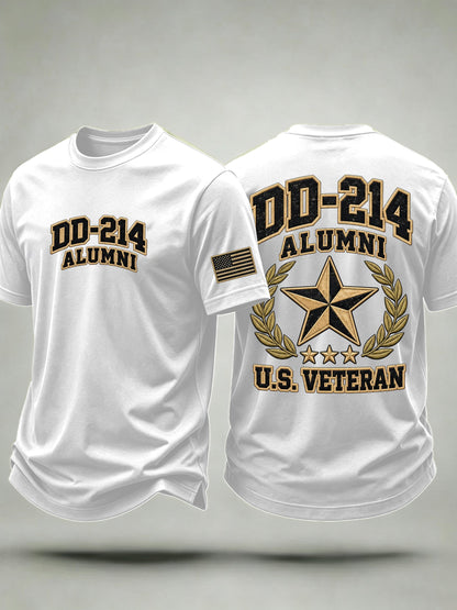 Men's Veteran Pride DD-214 Printed T-shirt