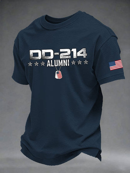 Men's Retro Print Short-Sleeve T-Shirt