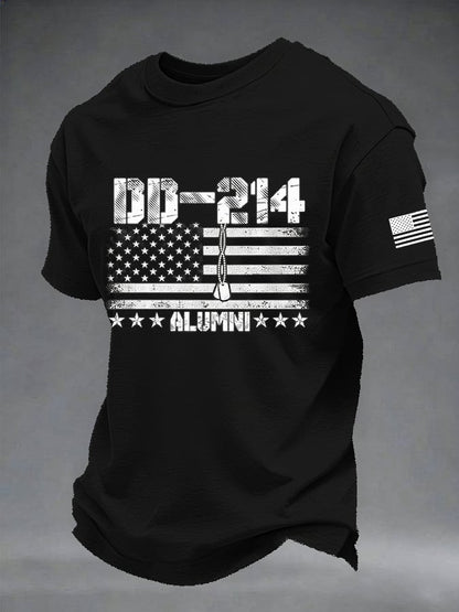 Men's Retro Print Short-Sleeve T-Shirt