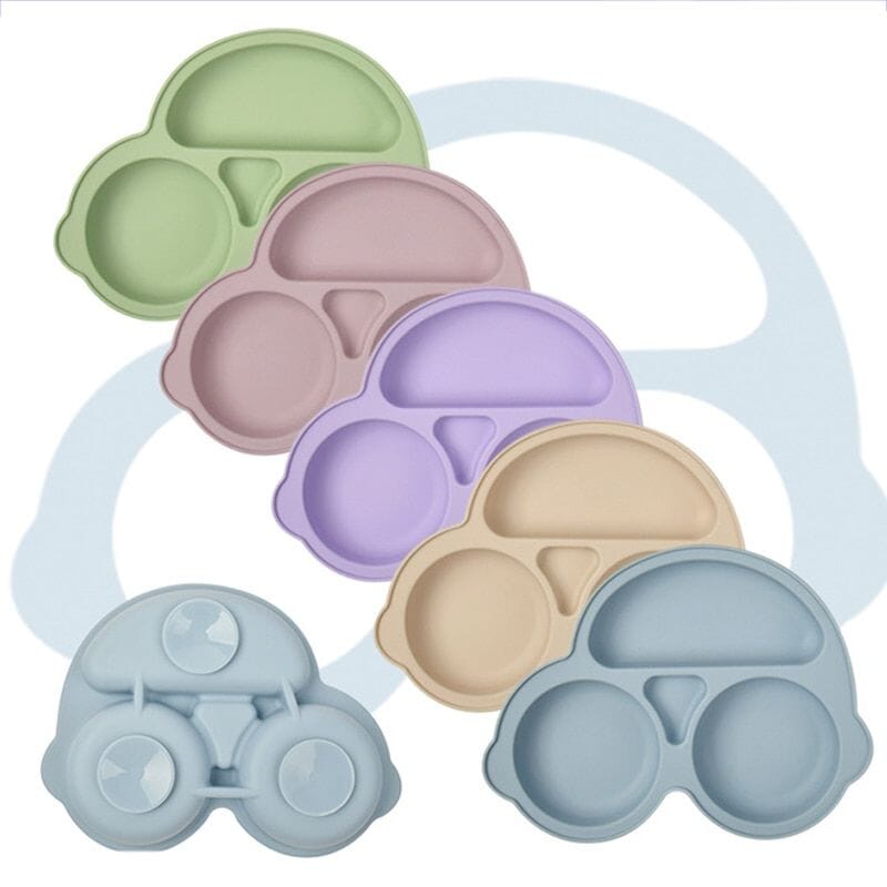 Assiette Bébé Antidérapante : Assiette Voiture