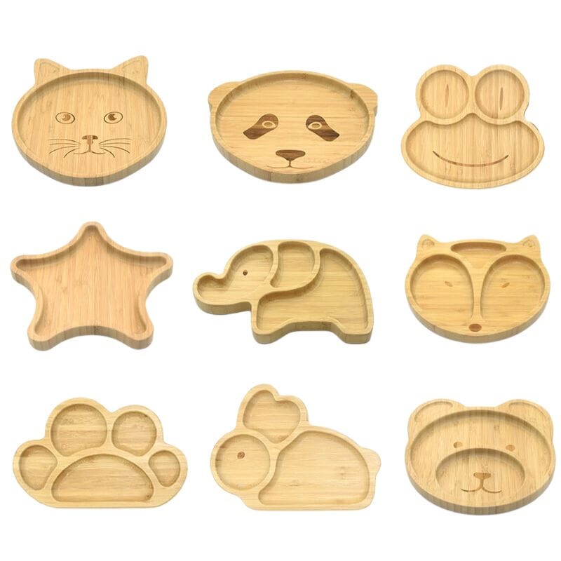 Assiette Bébé en Bois