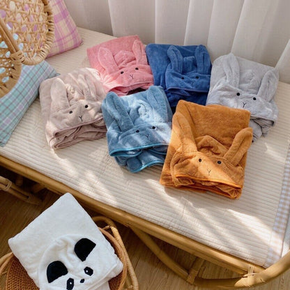 Cape de Bain Bébé Panda en Coton