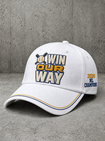 Unisex Baseball Print Casual Hat