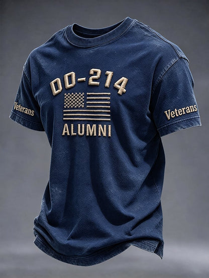 Men's Retro Print Short-Sleeve T-Shirt
