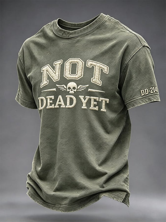 Men's Retro Print Short-Sleeve T-Shirt
