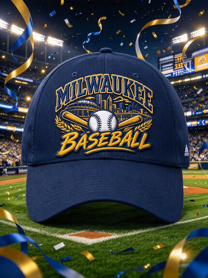 Unisex Baseball Print Casual Hat