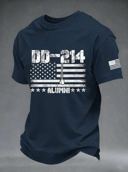 Men's Retro Print Short-Sleeve T-Shirt