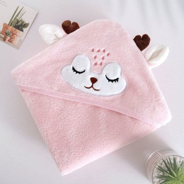Cape de bain animaux bébé