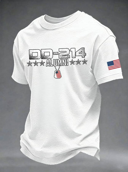 Men's Retro Print Short-Sleeve T-Shirt