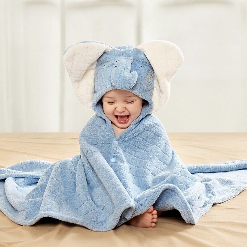 Peignoir bébé Éléphant